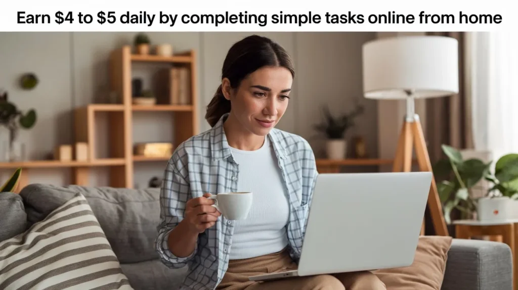 Earn $4 to $5 Daily by Completing Simple Tasks Online from Home